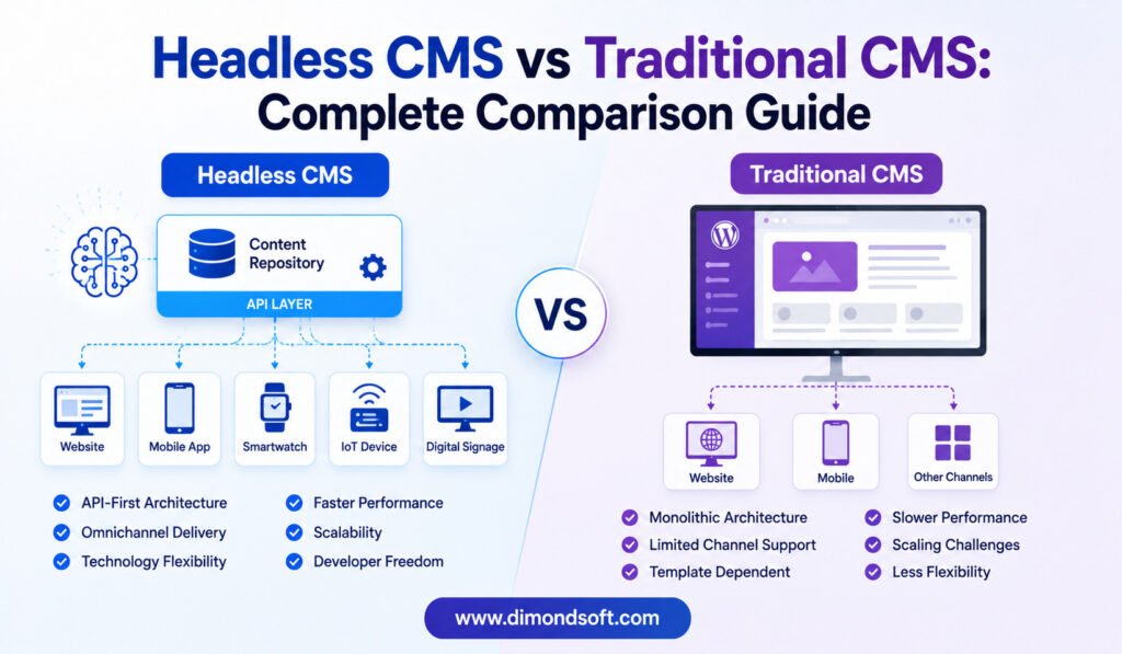 Headless CMS vs Traditional CMS: Complete Comparison Guide